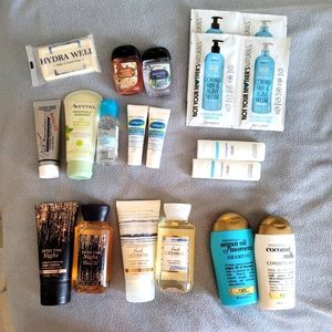 18 Travel Sample Size Toiletries
